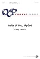 Inside of You, My God SATB choral sheet music cover